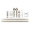 National Hardware National Hardware 72 in. L Satin Nickel Silver Steel Barn Door Hanger Kit 1 pc N700-002 - alternate 5